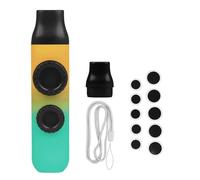 Portable Musical Instrument Kazoos Lightweight Design ABS Material Convenient Travel Camping Educational Use Double