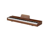 Portable Musical Keyboard Professional Synthesizer Electric Musical Instrument Piano Digital (Color : Brown)