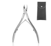 Portable Nail Clipper Toenail Clippers with Surgical Stainless Steel Ergonomic Handle, Surgical Stainless Steel Toenail and Fingernail Clipper for Thick or Ingrown Nails, Compact Nail Cutter
