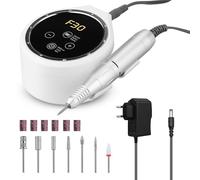 Portable Nail Cutter Wireless and Pedicure Set, 35000 rpm, 7-in-1 Nail Cutter, Professional, Electric Nail File with LED Display, Electric Nail File Buckle Design for Salon and Home