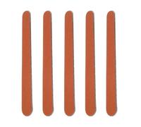 Portable Nail File Set 20/100 Pcs 100/180 Wooden Files Disposable Manicure Tools for Home Travel Double-Sided Buffers Polishers Ideal Professional Brown 20PCS