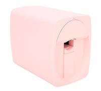 Portable Nail Printer with Smart App Control, Camera Positioning Camera Identification Portable DIY Nail Art Color Printing Machine for Home Travel Party (White)(Color:Pink)