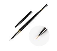 Portable Nails Brush Manicure Tools With Flexible Nylon Bristles For Salon Or Home Use French Nails Designs Aluminum Tube Nail Brush