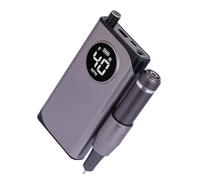Portable Nails Drill 40000 RPM Rechargeable Electric Nails File Machine E File for Acrylic Gel Polishing Removing Cordless E-File Nail Drill Kit with Nail Bits
