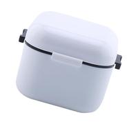 Portable Nails Drill Bit Sterilizer Case Multi Compartment Storage Box For Professional Manicurists Multi Functional Nail Drill Bit Cleaning Storage