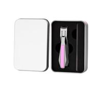 Portable Nails Scissors with Catcher, None Splash Stainless Steel Fingernail and Toenail, Cutter Wide Jaw Opening Set