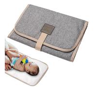Portable Nappy Changing Mat Travel Baby Change Mat Foldable Travel Changing Mat Waterproof Compact Diaper Changing Pad Baby Changing Mat Diaper Mat with Magic Stickers for Trips Travel Tours