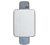 Portable Nappy Mat - Waterproof Travel Pad for | Foldable Station with Storage Pockets, Wipe Clean, Grey