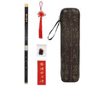 Portable Natural Redwoods Flute Dizi Chinese Woodwind Wood Flute Pipe Tradition Musical Instruments Gifts For Beginner