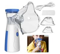 Portable Nebulizer Machine for Adults & Kids with 1 Big+1 Small Mask,Portable Nebulizer,Steam Inhaler,Nebuliser Machine for Adults,Silent Efficient Nebulizer,for Adults Kids Home Travel