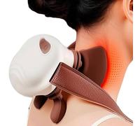 Portable Neck and Back Massager, Bionic Heated Massager, Electric Deep Tissue 4D Kneadingg Massage, Simulated Human Hand Design for Painn Relief and Muscle Relax & Other Purpose