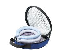 Portable Neck Cooler Bag - 7.87x7.87x1.57 Inch Insulated Pouch, Thermal Storage Organizer, Oxford Material Construction, Zip Closure Cooling Wrap Holder | Cold Juice Fruit Case For Sports Traveling