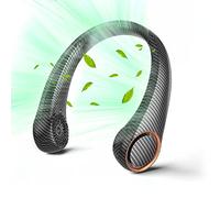 Portable Neck Fan, Hands Free Bladeless 360° Cooling Personal Fan,Wearable Quiet Fan for Outdoor Indoor, Gifts for Men Women, 4000mAh Battery Operated, USB Rechargeable, 3-Speeds(Black Graffiti)