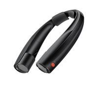 Portable Neck Fan,Rechargeable 6000mAh Battery Personal Fan for Women Men, with 6 Powerful Speeds, 20h Runtime, Patented 360° Vertical Airflow Wearable Cooling for Travel, Office, Outdoor Black