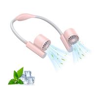 Portable Neck Fan Rechargeable | Wearable 90 Degree Adjustable 3 Speeds USB Rechargeable,Quiet Around The Neck Fan - for Summer Indoor Outdoor Home Office School Travel Commuting Walking