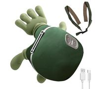 Portable Neck Shoulder Massager - Comfort Massage Device with Adjustable Three Speed Levels, dualHeat therapyFunction, Two Thousand MAh Battery | Ergonomic Relaxation Equipment for Home Office