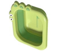 Portable Newborn Washbasin for Baby Face and Fruit, Green PP | Corners, Portable Mini Basin, Crush Resistance, Bathroom Washing, Easy Carry, Cartoon Look