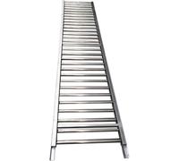 Portable Non-Motorized Roller Conveyor - Lightweight 30x200CM for Warehouse Material Handling & Transport, Ideal for Efficient Goods Movement