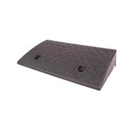 Portable NonSlip Rubber Kerb Ramp 50x27x10cm Driveway & Threshold Ramp for Easy Access at Homes Steps Stairs Loading Docks and Doorways (Black)