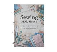 Portable Note Book, Life Skills Sewing Manual, Guide Notebook with Instructions, Thick Paper Sewing Guide, Notes Holder with Project Layout, Cratt Book for Family and Friends