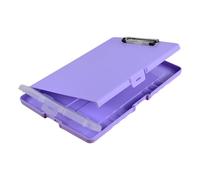 Portable Nursing Clipboard Writing Board File Organiser with Clipboard Pen Case Document Storage Case for Office School Foldable for Nursing Professional