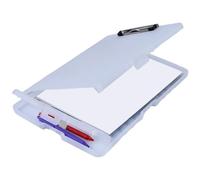 Portable Nursing Clipboard Writing Board File Organiser with Clipboard Pen Case Document Storage Case for Office School Foldable for Nursing Professional