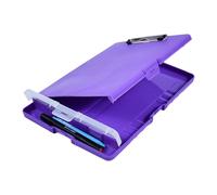 Portable Nursing Clipboard Writing Board File Organiser with Clipboard Pen Case Document Storage Case for Office School Foldable for Nursing Professional