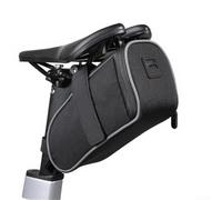 Portable Nylon Bicycle Seat Bag With Large Storage Space For Tools And Snacks Suitable For Mountain And Road Biking Adventures Black(One Size Black)