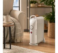 Portable Oil Filled Radiator Electric Heater With Thermostat - 7, 9 Or 11 Fin Options