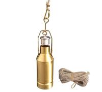 Portable Oil Sampling Device Leak-Proof Stainless Steel Liquid Extractor with 5 10 15 20 25 30 50 100 m Long Rope Kit, Copper & Stainless Steel Core Sampler(Brass(300ml),10m/32.8ft rope)