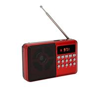 Portable on the FM Radio Ergonomic Design Memory Card MP3 Playback External Antenna Pocket Radio for Outdoor Activities