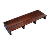 Portable One Step Stool, Non-Slip Wooden Bed Step, Ideal for Bedroom, Bathroom & Kitchen, 250kg Capaci, No Assembly Required, Color A, Size 120x30x15cm