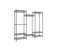 Portable Open Wardrobe, Ink Black