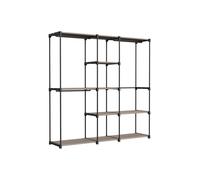 Portable Open Wardrobe, Taupe