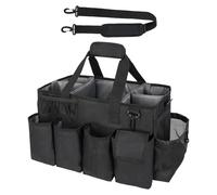 Portable Organiser for Cleaning Supplies - Household Tool Bag, Oxford Fabric Shoulder Strap Caddy | Travel Bathroom Laundry Storage Transport, Home Car Women Camping Men For Beach Kitchen