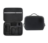 Portable Organizer Bag for DJI Lito X1/Lito 1 RC 2 RC N3 Hard Travel Carrying Case Waterproof and Shockproof PU Storage Box with Shoulder Strap (Black)
