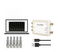 Portable Oscilloscope 5 Way Input USB Powered Compact Design 1MS/s Acquisition Auto-Save 90 Hours for Circuit Analysis Automotive Diagnostics White