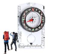 Portable Outdoor Compass,Precise Orienteering Compass for Outdoor - User Friendly Camping Gear, Lightweight Travel Supplies for Survival