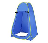 Portable Outdoor Pop Up Privacy Tent Camping Shower Toilet Changing Room Hiking (Blue)
