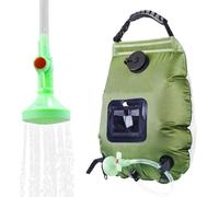 Portable Outdoor Shower 5 Gallon/20L Solar Bath Pouch with Shower Head And | Camp Shower Bag for Outdoor Indoor Home Traveling Cabin Field Glamping Balcony Deck Park