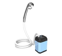 Portable Outdoor Shower Electric Camping Rechargeable 5400mAh Blue NA