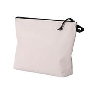 Portable Outdoor Storage Pouch Tear Resistant Wide Opening Travel Organizer Bag Large Capacity Cosmetic Smooth Zipper Cosmetic Toiletry, light grey S