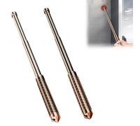 Portable Outdoor Telescopic Hiking Stick with Ergonomic Anti-Slip Handle, Durable Alloy Construction, Three-Section Adjustable Shock-Absorbing Trekking Pole for Hiking Camping (Black 21)