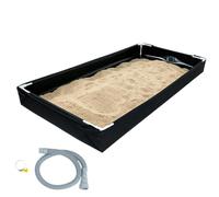 Portable Outdoor Water Feature with Removable Drain Hose