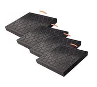 Portable Outrigger Pads for Crane and Truck Stabilization, High-Density Stackable Leveler Pads for Camper Legs and Balance Feet