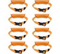 Portable Oxygen Cylinder Rack Gas Cylinder Rack Storage Organiser Suitable for workshops/Factories/Hospitals(Orange,8 Pack)