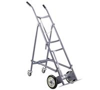Portable Oxygen Cylinder Trolley Cart with Wheels, Single Cylinder Holder for Gas Tanks, Rolling Oxygen Tank Storage Solution, Durable and Convenient Oxygen Cylinder Stand