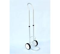 Portable Oxygen Cylinder Trolley with Adjustable Handle Rolling Oxygen Cylinder Trolley with Support Frame(Diameter 125mm)