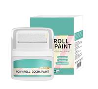 Portable Paint Roller - Compact 50g Wall Paints for Quick Repairs, Water-Based White Paints | Easy-to-Use Roll-On Paint for Graffiti Cleaning, Dry Wall Coating, Ideal for Home, Office, Outdoor Use