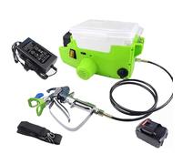 Portable Paint Sprayer, High-Pressure Electric Spray Tool with 5000mAh Battery, 1.7L Capacity, 6-Speed Adjustable for Home Interior and Exterior Use